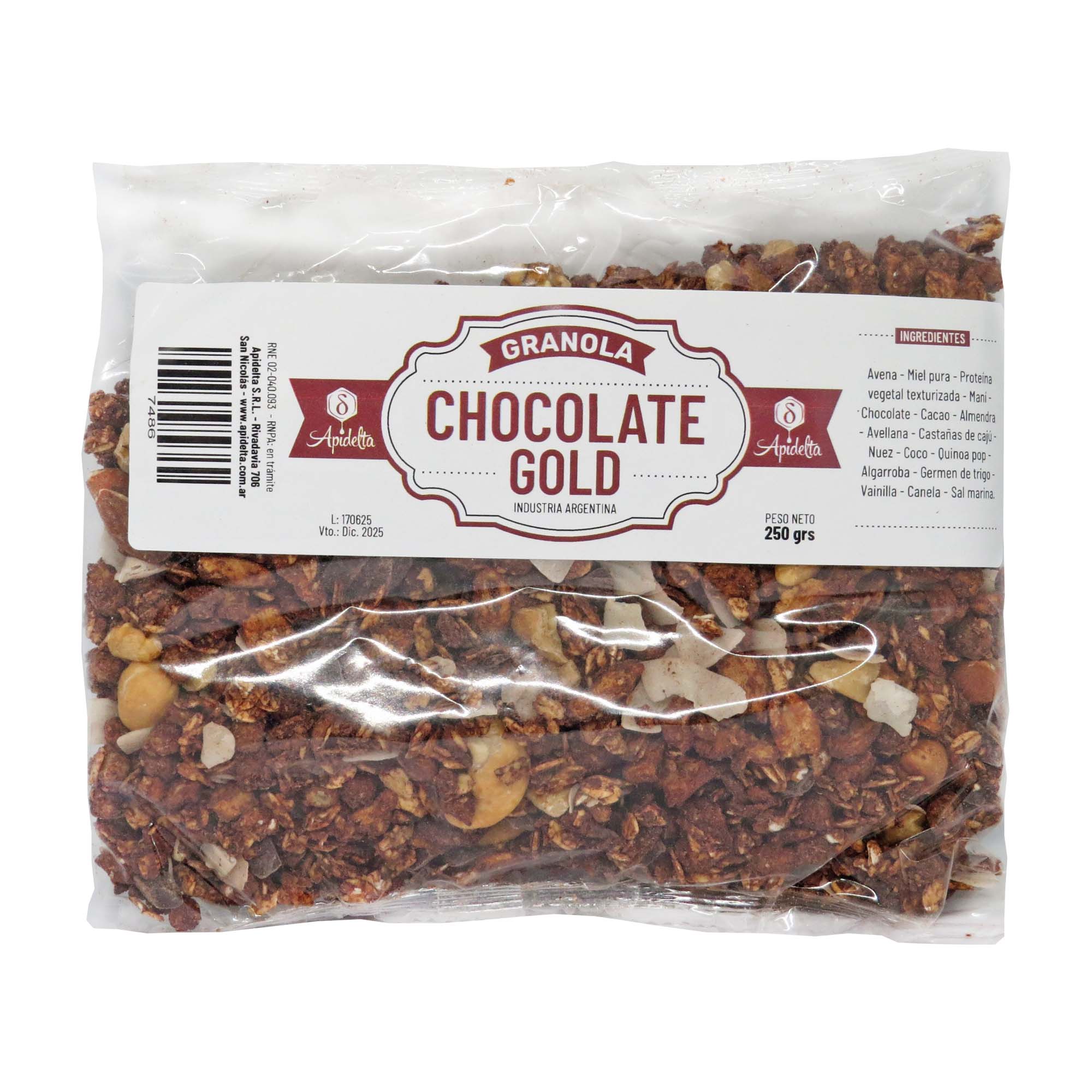 Granola Chocolate Gold 250G